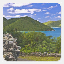 A stop at the Annaberg Sugar Mill, St. John Square Stickers