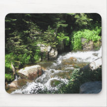 A Stream In Colorado Mousepads