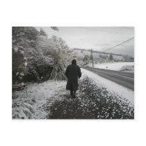 A Stroll in the Snow Post Cards