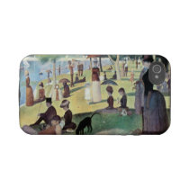 A Sunday Afternoon on La Grande Jatte by Seurat Tough Iphone 4 Covers