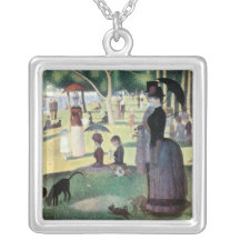 A Sunday Afternoon on La Grande Jatte by Seurat Custom Necklace