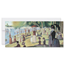 A Sunday Afternoon on La Grande Jatte by Seurat Personalized Rack Card