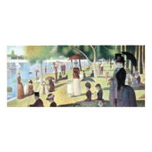 A Sunday Afternoon on La Grande Jatte by Seurat Personalized Rack Card