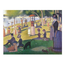 A Sunday Afternoon on La Grande Jatte Postcard