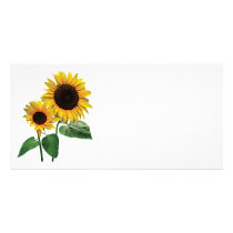 A Sunflower Mommy's Love Customized Photo Card