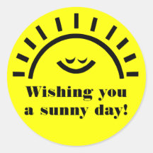 A sunny day stickers