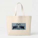 A Swan Heart Kiss, Reflections of Love Bags