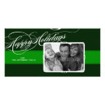 A Sweet Holiday Photo Card in Green
