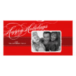 A Sweet Holiday Photo Card in Red