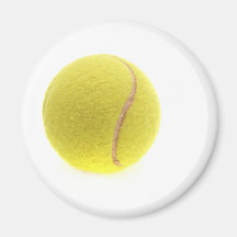 A tennis ball refrigerator magnets