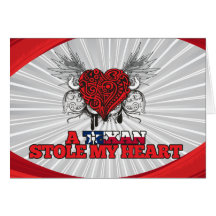 A Texan Stole my Heart Card