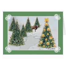 A Texas Winter Christmas Greeting Card