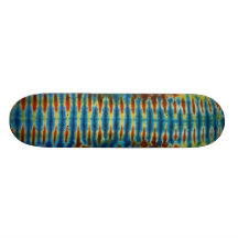 A Tie Dye Skateboard Vert Stripe
