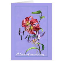 A Time of Mourning-Sympathy Card