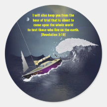 'A Time to Run (Christian)' Sticker