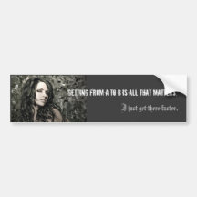 A to B Bumper Sticker