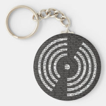 A to Z Electronic Music Keychain
