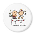 A Toast To The Bride And Groom Magnet