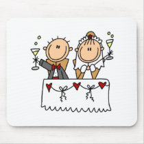 A Toast To The Bride And Groom Mousepad