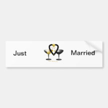 "A Toast To Us"* Bumper Sticker