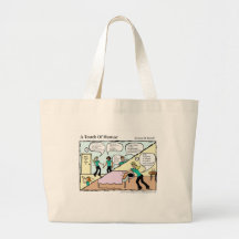 "A Touch of Humour" Behind the Scenes Massage Comi Canvas Bags
