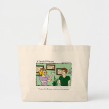 "A Touch of Humour" Majored in Massage Comic Bags