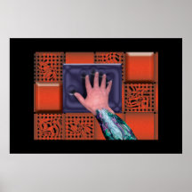 a touch too much print