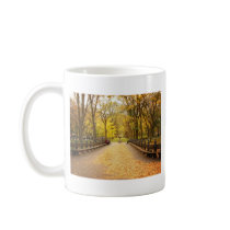 A Trail of Autumn Leaves, Central Park, NYC Coffee Mug