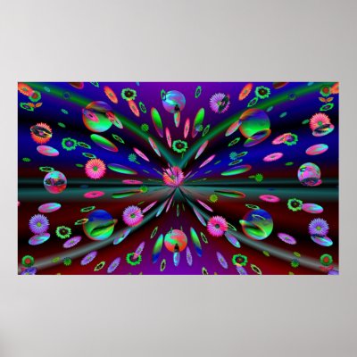 A Trip Through a Vortex Print by artispower