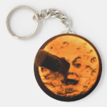 A Trip to the Moon (Blood Orange Sepia) Keychain
