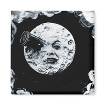 A Trip to the Moon Fridge Magnet
