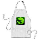 A Trip to the Moon (Martian Retro Green) Apron