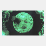 A Trip to the Moon Rectangular Sticker
