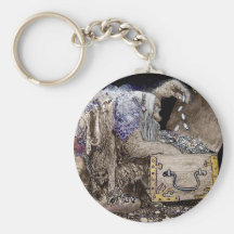 A Troll and His Treasure Keychains