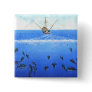 A Trolling Boat Pinback Button