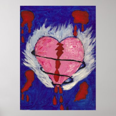 a true broken hart print by Shadow_tek