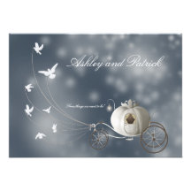 A True Fairy Tale Wedding Custom Invites