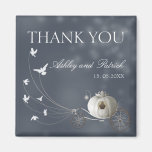 A True Fairy Tale Wedding Thank You Fridge Magnets