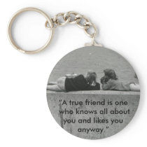 A True Friend Keychain