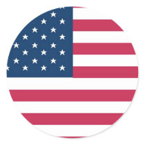 A truly patriotic gift: American Flag Sticker