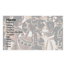 A Trunk Lid Made Of Ivory,  By Ägyptischer Maler Business Card Templates