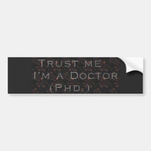 a trusting bumper sticker
