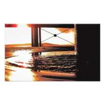 A UK Beach Sunset Photoprint