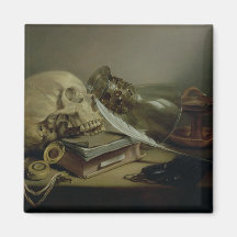 A Vanitas Still Life Fridge Magnet