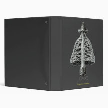 A veiled stinkhorn 3 ring binders