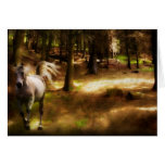 A Very Ghostly Woodland Greeting Card