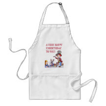A Very Happy Unbirthday to You Apron