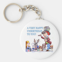 A Very Happy Unbirthday To You! Keychains