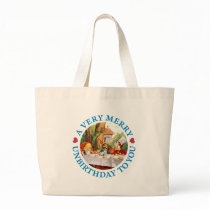 A VERY MERRY UNBIRTHDAY TO YOU TOTE BAGS