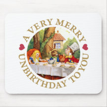 A Very Merry Unbirthday to You! Mousepad